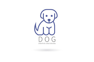 Dog logo, a Branding & Logo Template by Logocreative