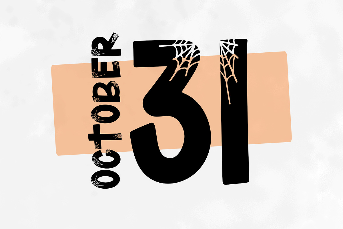 HAUNTED - A Halloween Font, a Font by Dansie Design (Photo 4 of 9)