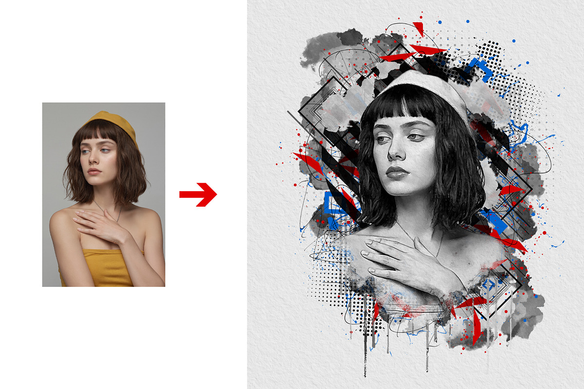 Mixed Art Photo Effect Template, an Action Add-On by MRI STUDIO (Photo 12 of 18)