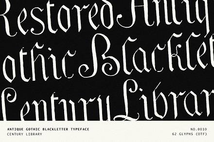 Gothic Blackletter Calligraphy Font