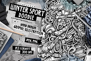 Winter Sports Graphic Illustration, an Object Illustration by BALABOLKA (Thumbnail 1 of 3)