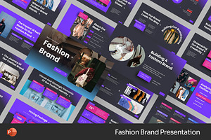 Fashion Brand Powerpoint Templates, a Presentation Template by Fit-tee