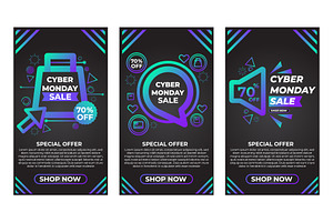 Cyber Monday Social Media Stories