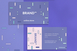 Pattern Business Card, a Stationery Template by wavebreak