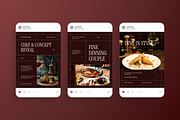 Gourmet Fine Dining Instagram Post, a Social Media Template by Annora Studio (Thumbnail 4 of 6)