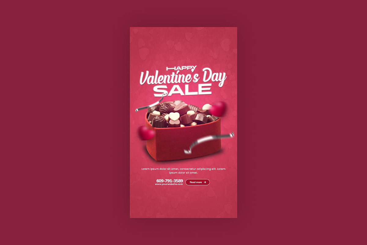 Valentines Day Instagram Story, a Social Media Template by Saman Osama (Photo 2 of 2)
