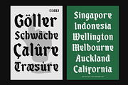 The Bullova Blackletter Fonts, a Blackletter Font by Angin Studio (Thumbnail 6 of 18)