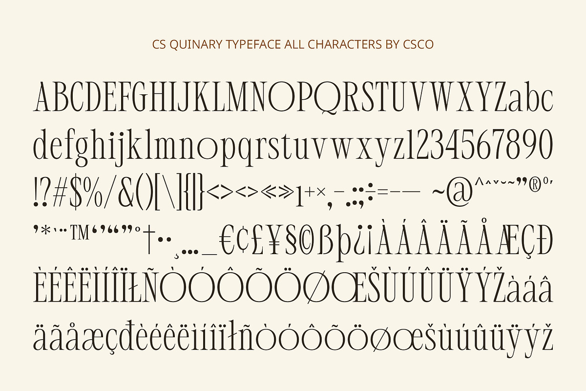CS Quinary – Condensed Font, a Serif Font by Craft Supply Co. (Photo 8 of 8)