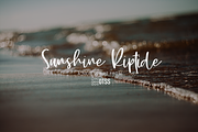 Sunshine Riptide, a Script Font by OnTheSpotStudio (Thumbnail 1 of 6)