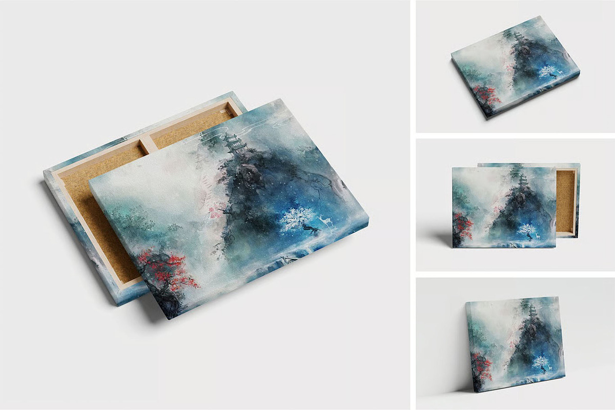 Canvas Mockup, a Product Mockup by zpackcreative (Photo 1 of 5)