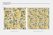 Summer Flowers - Seamless Patterns, a Pattern Graphic by texvogue (Thumbnail 3 of 10)