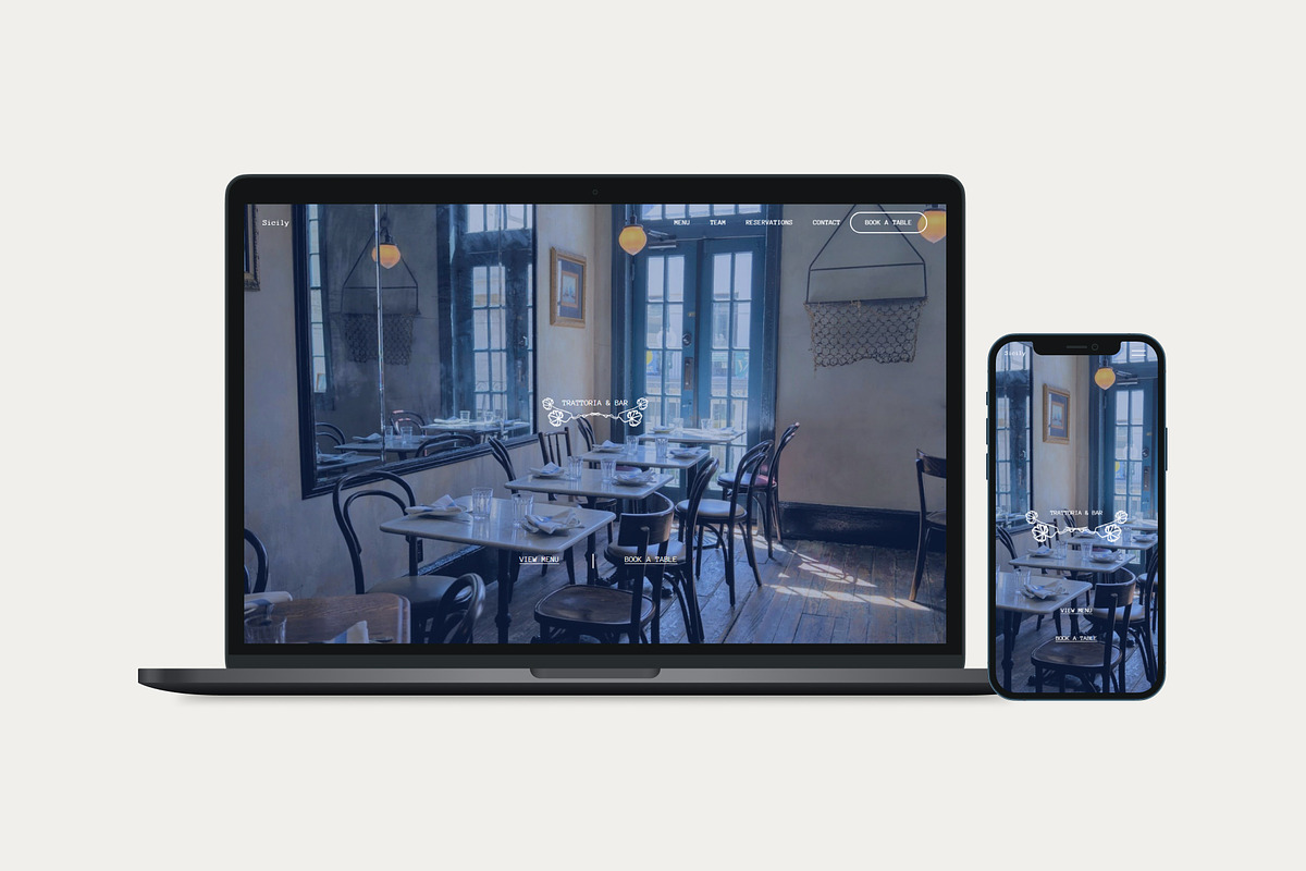 Sicily Restaurant - Squarespace 7.1 Template preview 5