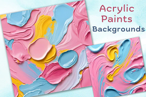 Classical Acrylic Paints Backgrounds