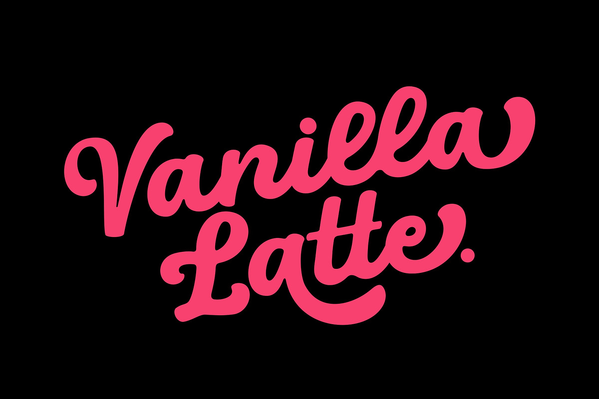 Black - Rounded Script Font, a Script Font by HRDR (Photo 8 of 13)