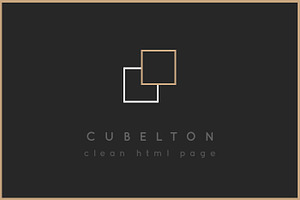 Cubelton - Modern HTML Theme