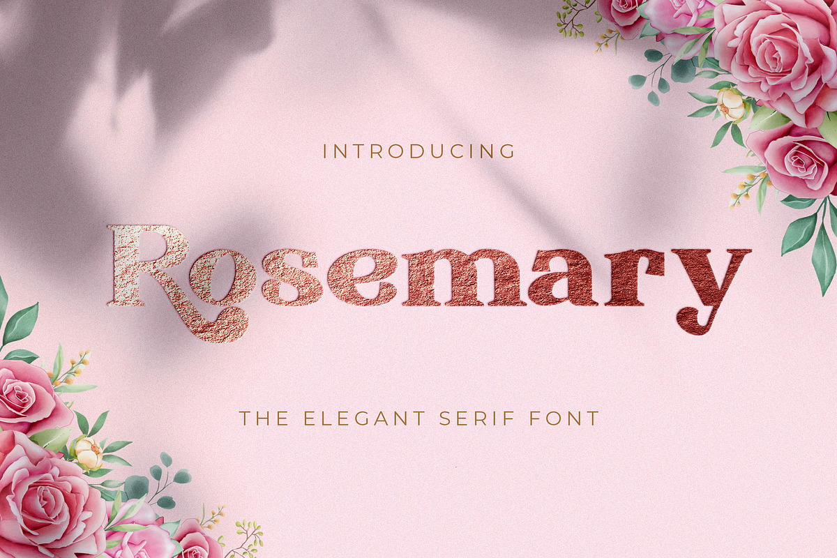Rosemary - Elegant Serif Font, a Serif Font by StringLabs (Photo 1 of 12)