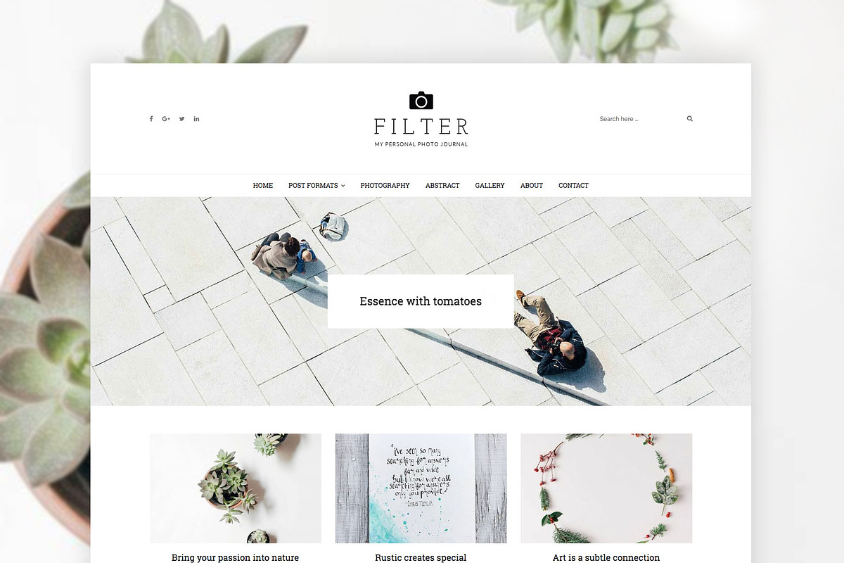 Filter - Art & Photography WP Theme, a WordPress Template by EasyBlog Themes (Photo 1 of 4)
