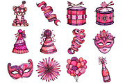 New Year Clipart, a Graphic by CitraGraphics (Thumbnail 2 of 4)