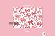 Coquette Valentine Bows Seamless, a Decorative Illustration by TitaLivingArt (Thumbnail 10 of 11)