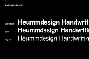 HU Handwrite / 20% OFF, a Handwritten Font by heummdesign (Thumbnail 3 of 7)