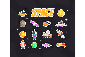 Space Stickers Collection, Fashion