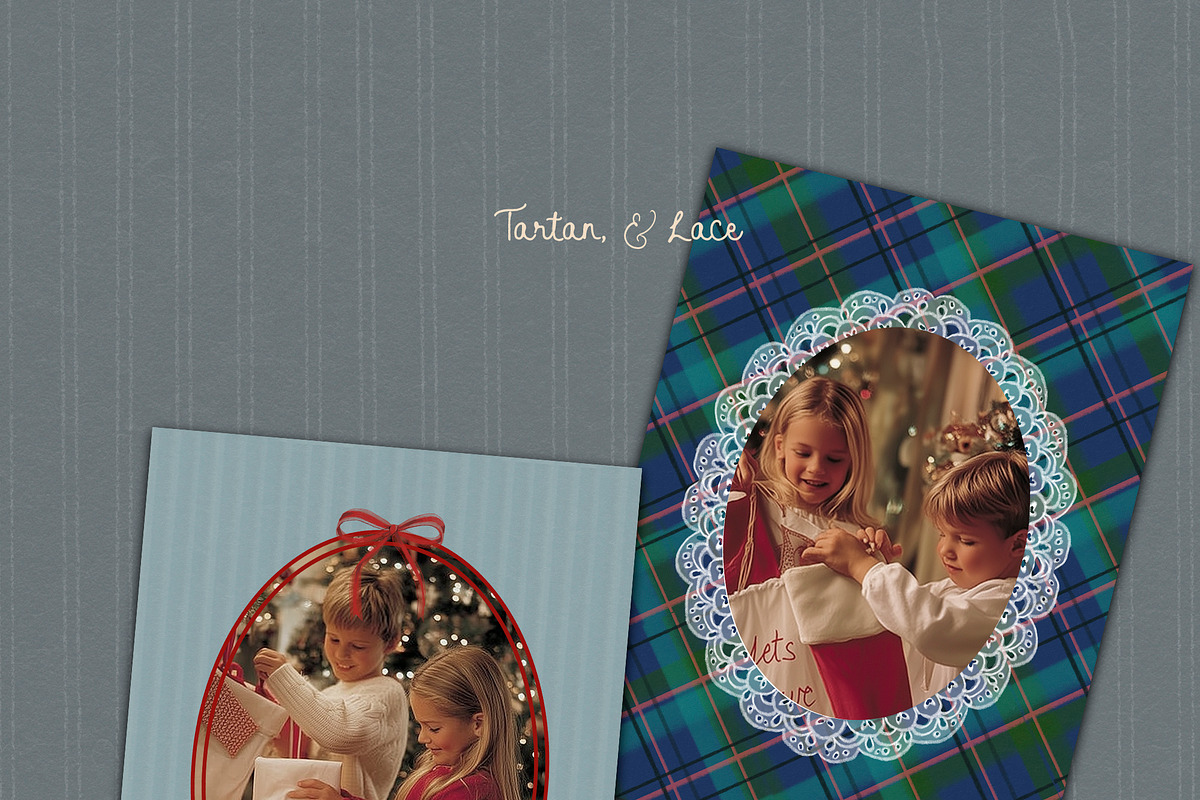 Christmas Lace Frames & Backgrounds, an Object Graphic by whiteheartdesign (Photo 15 of 18)