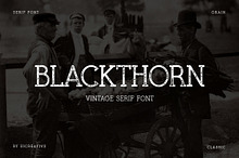 Blackthorn Vintage Serif Font