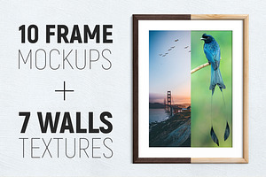 10 Frames - Wood & Metal + 7 Walls