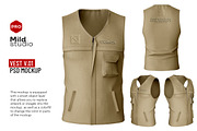 Vest V.01 Mockup, a Shirt Mockup by Mildstudio (Thumbnail 1 of 6)