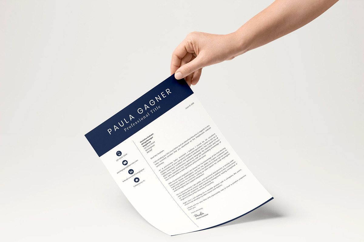 Accountant Resume CV with Experience, a Resume Template by HIRED Design Studio (Photo 13 of 18)