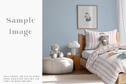 Toddler's Bedding & Wall Mockups, a Mockup by mock-ups (Thumbnail 10 of 30)
