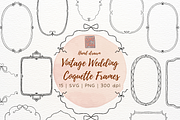 Vintage Wedding Coquette Frames Set, an Illustration by RimzStudio (Thumbnail 1 of 11)