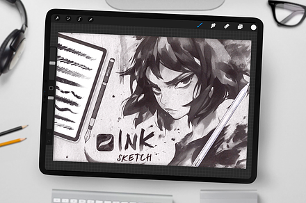 100 Ink Brushes For Procreate