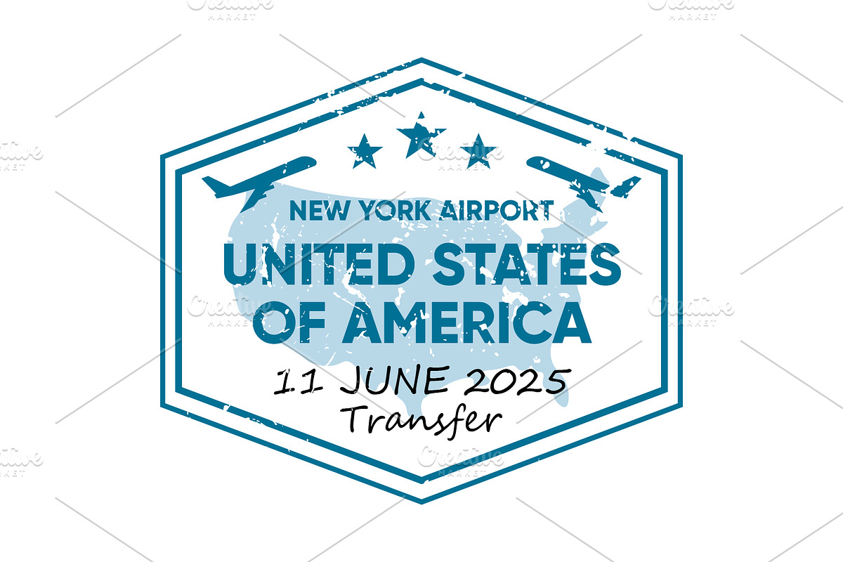 Passport Stamps & Travel Visa Signs, a Transportation Illustration by Kaushal Jangid (Photo 19 of 28)
