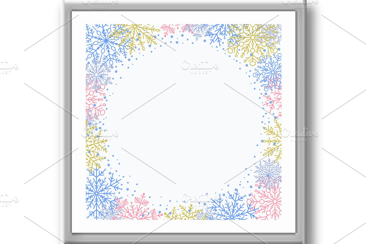 Winter Vector Greeting Card, a Texture Graphic by FineArtStudio (Photo 3 of 3)