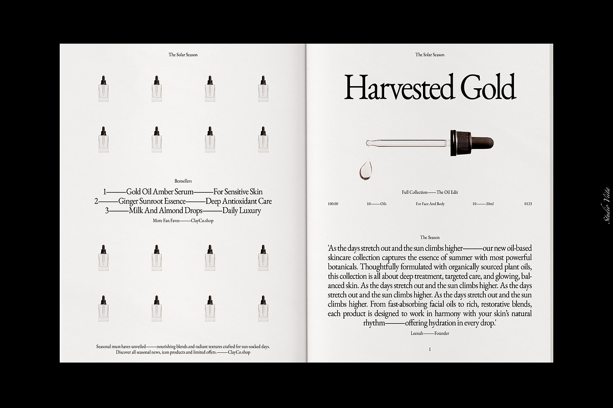 Product Brand Catalog Template⸻Clay, a Magazine Template by Studio Viita (Photo 3 of 11)