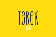 Terek font