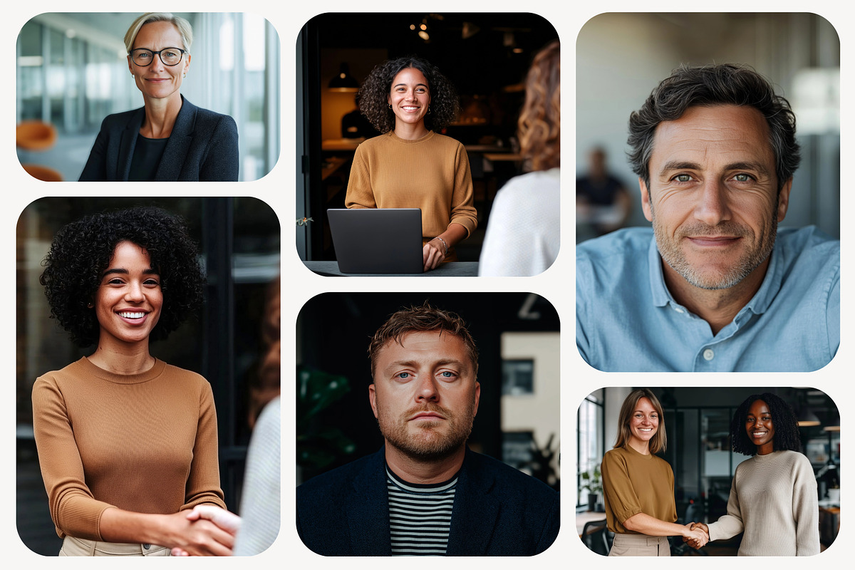 Corporate Faces: 55 AI stock images, a Business Photo by RV / Presets | AI Images (Photo 6 of 6)