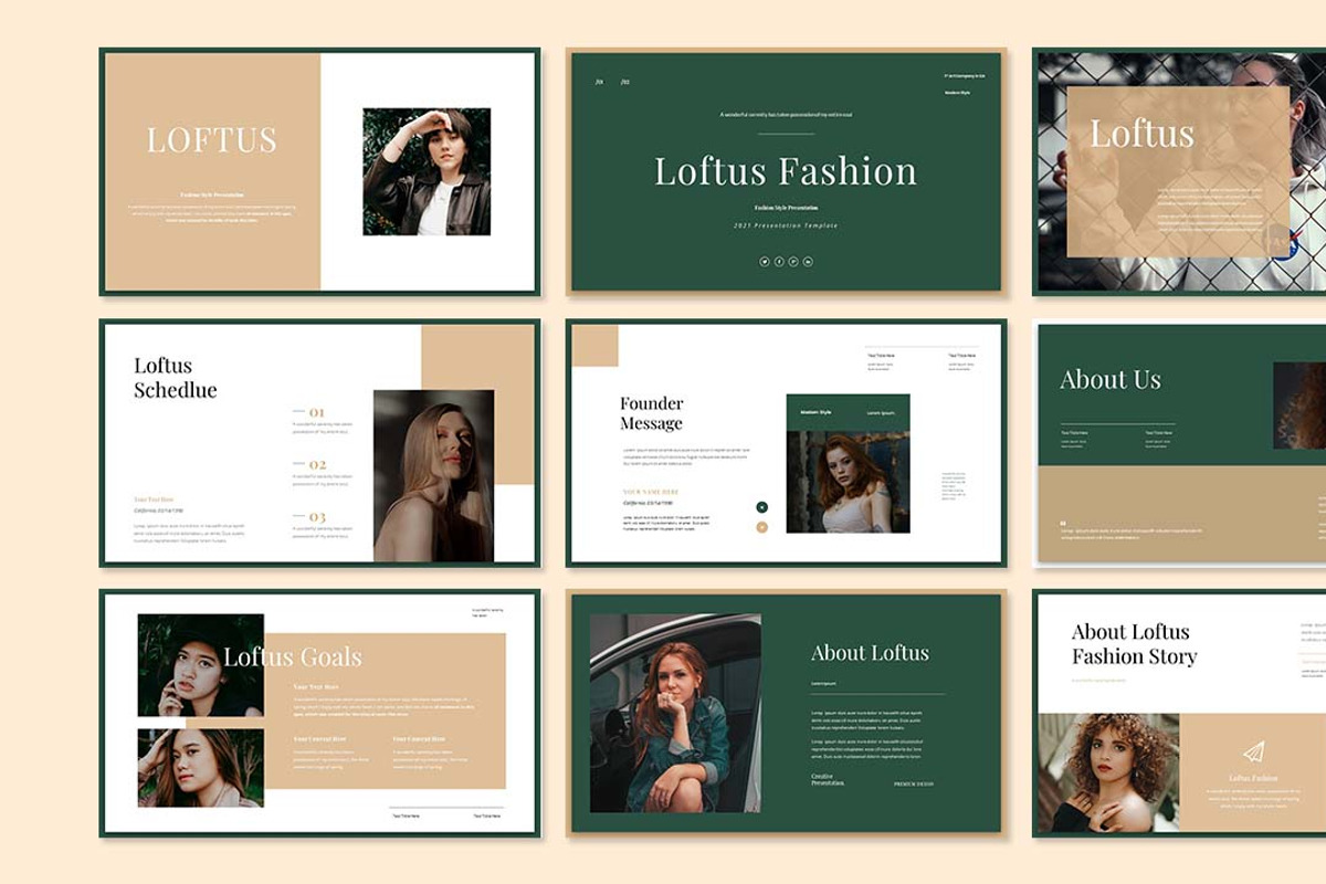 Loftus Presentation Template, a Presentation Template by Analogous Temp (Photo 2 of 5)