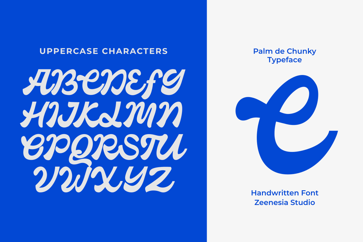 Palm de Chunky, a Script Font by zeenesia (Photo 16 of 18)