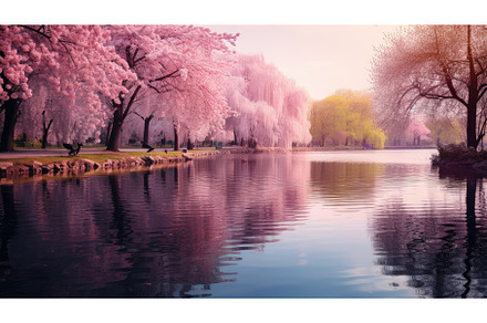 leaf summer bloom park serene ai, a Nature Photo by pikepicture