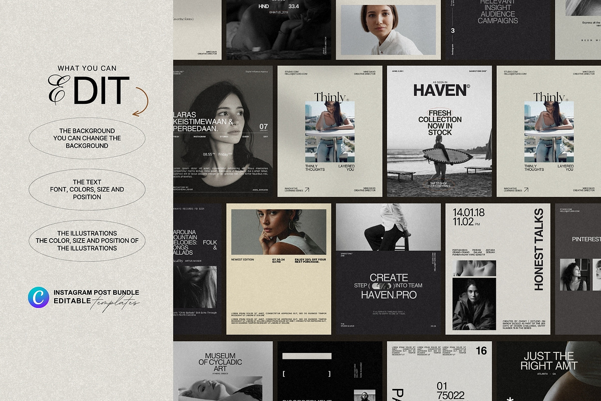 Instagram Marketing Post Templates, a Social Media Template by Prapti Design (Photo 8 of 9)