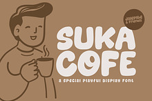 Suka Cofe - Display Food Font