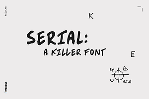 Serial: A Killer Handwriting Font