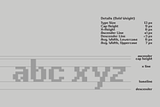 Rose-Tinted | A Pixel Type Family, a Sans Serif Font by wendyleftmealone (Thumbnail 10 of 11)
