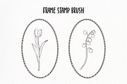 Hand Drawn Flowers Procreate Stamps, a Brush Add-On by Little Nordic Atelier (Thumbnail 3 of 4)