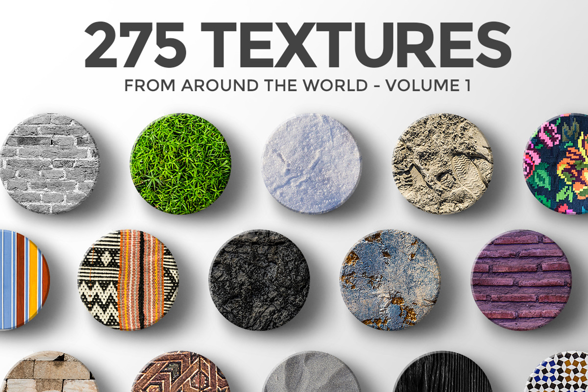 275 Textures From Around the World, a Texture Graphic by Graphicdome