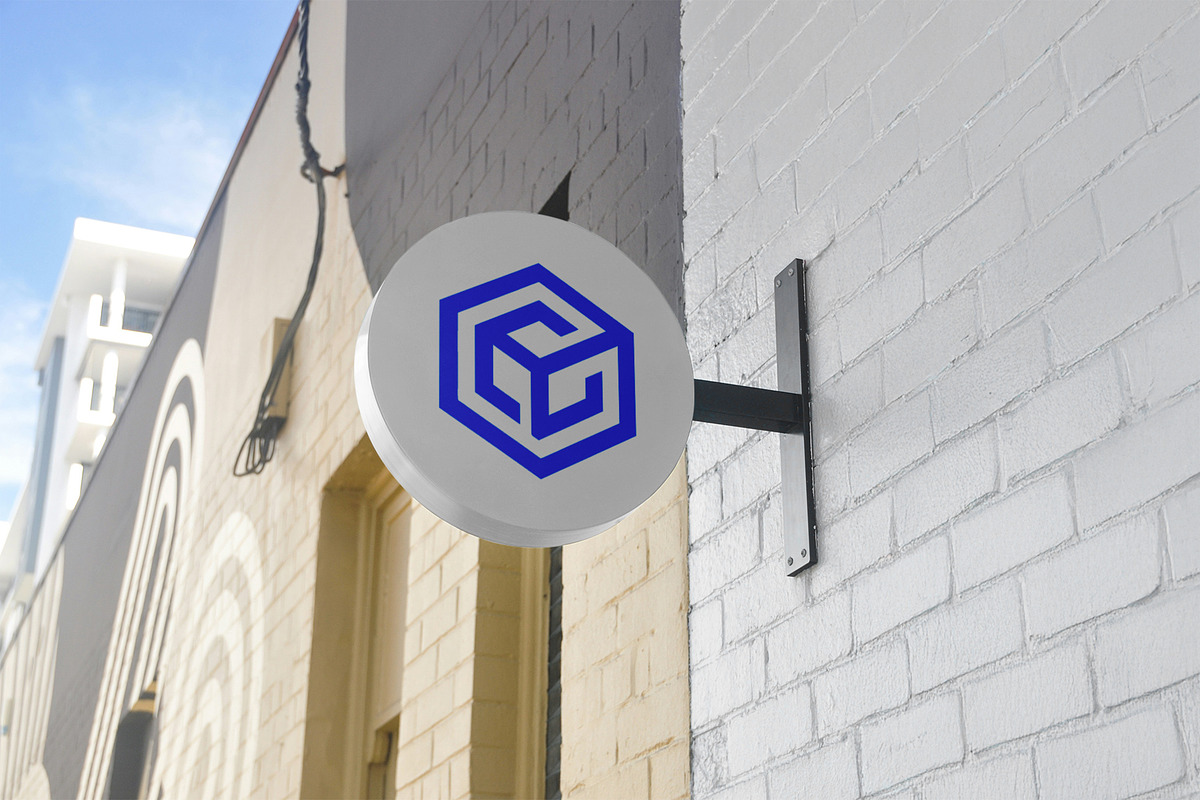 Geometric Hexagon Monogram Logo, a Branding & Logo Template by Vectorium Studio (Photo 8 of 9)