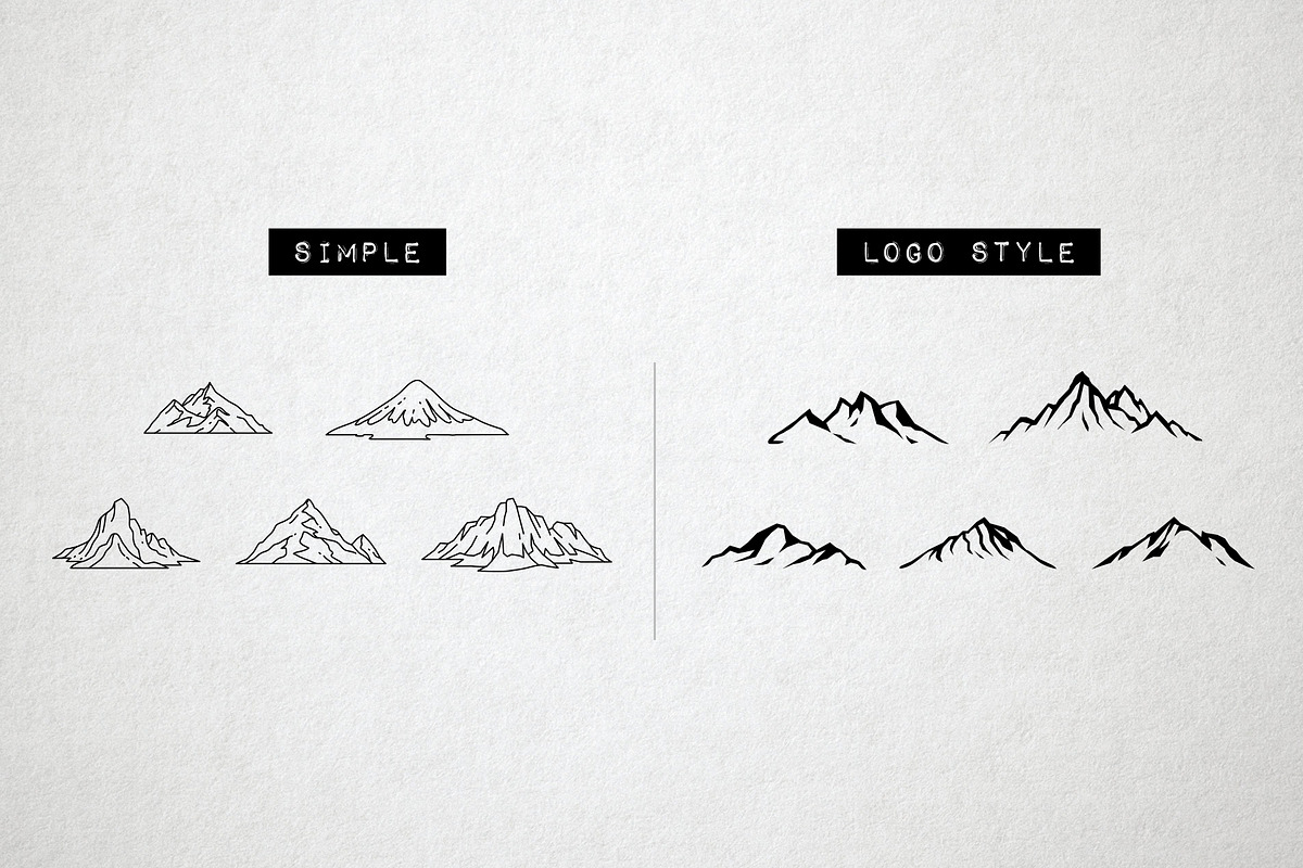 45 Mountain Icons - Logo Icons, an Icon by Hatch Design Workshop (Photo 7 of 12)