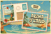 Nestafu - Hawaiian Display Font, a Sans Serif Font by Burntilldead (Thumbnail 7 of 12)
